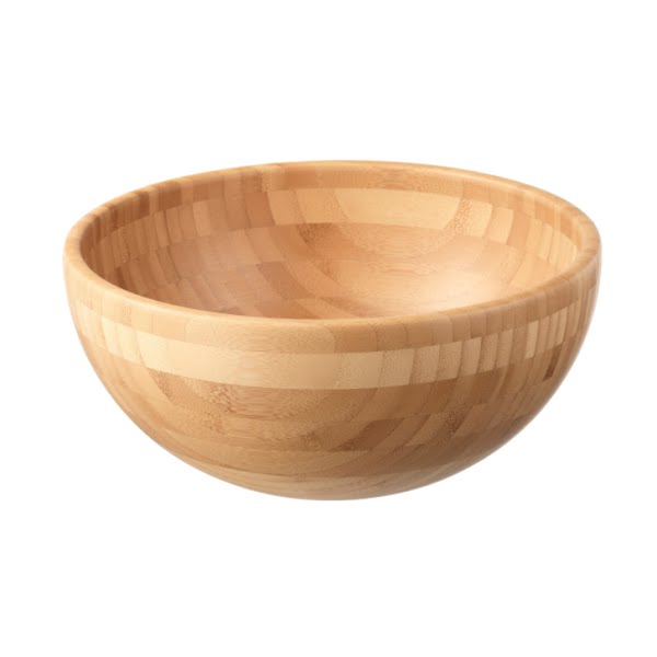 Blanda matt bamboo bowl, €18, Ikea