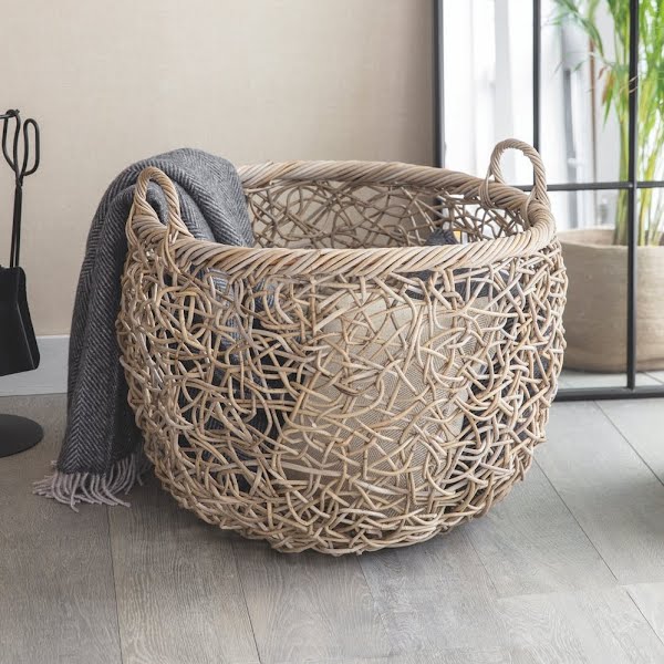 Tangled weave basket, €138, Garden Trading