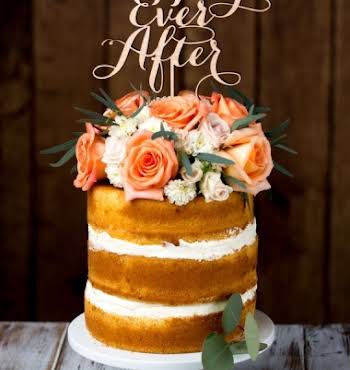 Better Off Wed Rustics Wedding Cake, etsy.com