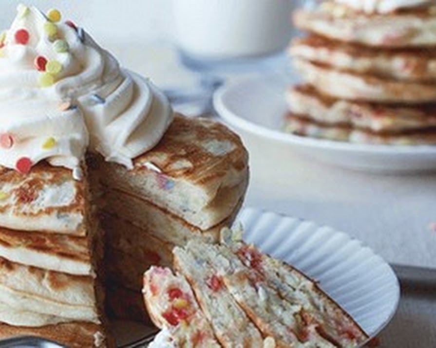 Easy and colourful confetti pancakes to make this Pancake Tuesday