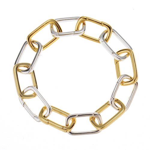 Mixed Metal Link Bracelet, €21