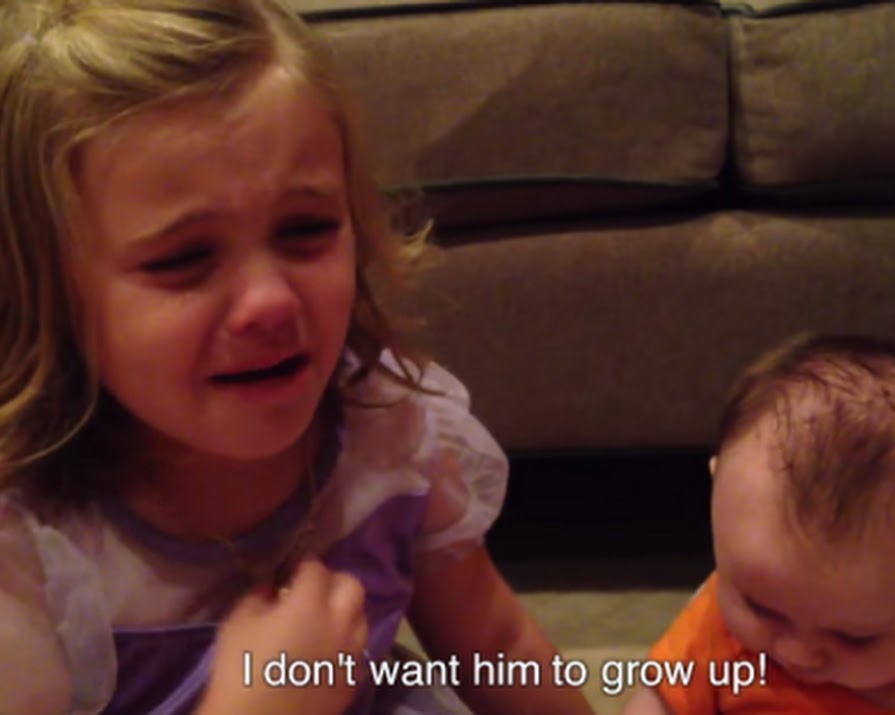 WATCH: This Girl Does Not Want Her Brother to Grow Up