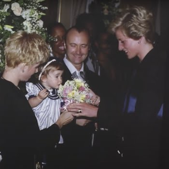 Lily Collins once tried to snatch a bouquet of flowers back from Princess Diana