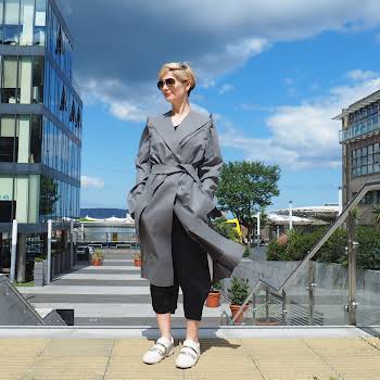 Emerging designer Andrew Bell shows his talent with custom-made coat