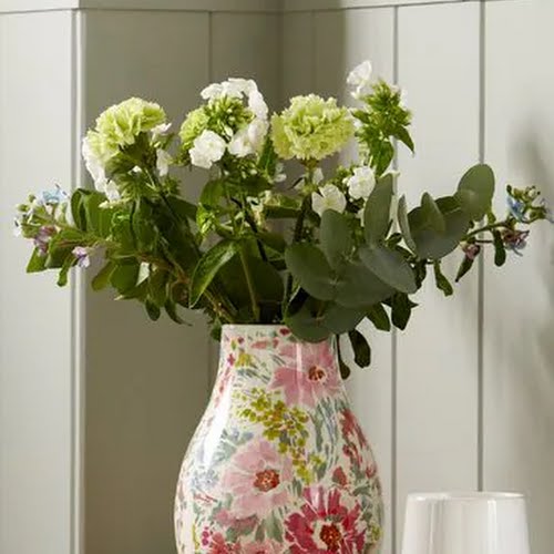 Next Pretty Floral Print Ceramic Flower Vase, €28