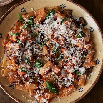 Supper Club: Ricotta and aubergine pasta