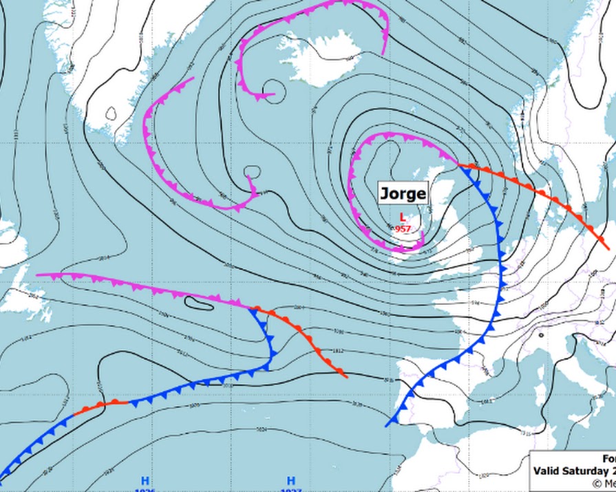 Orange weather alert issued as Storm Jorge prepares to hit Ireland