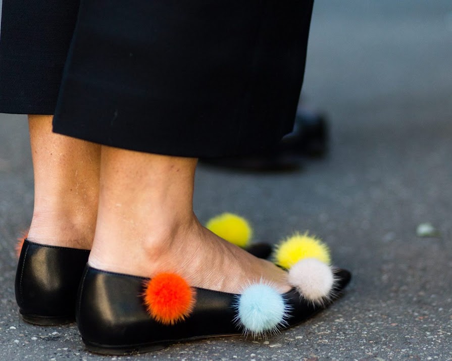 Take a risk and try a adding pair of quirky shoes to your outfit
