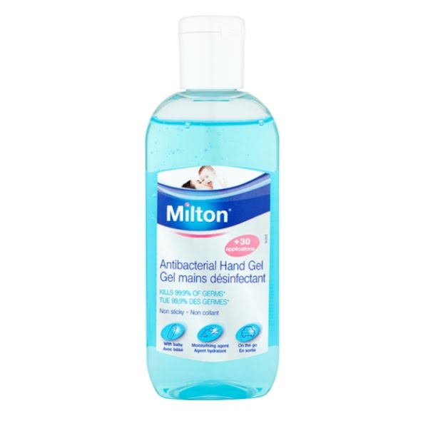 Milton Antibacterial Hand Gel, €3.29