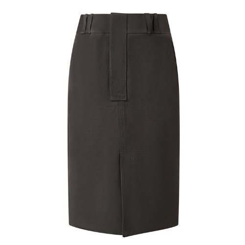 Saint Laurent Suede Pencil Skirt, €4,390, Brown Thomas