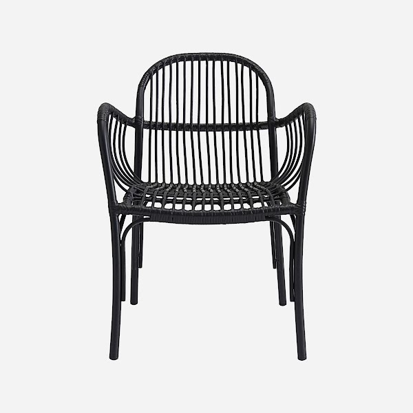 Brea Black Outdoor Chair, €220, April and the Bear