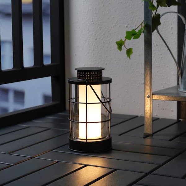 Strala LED lantern, €19, Ikea