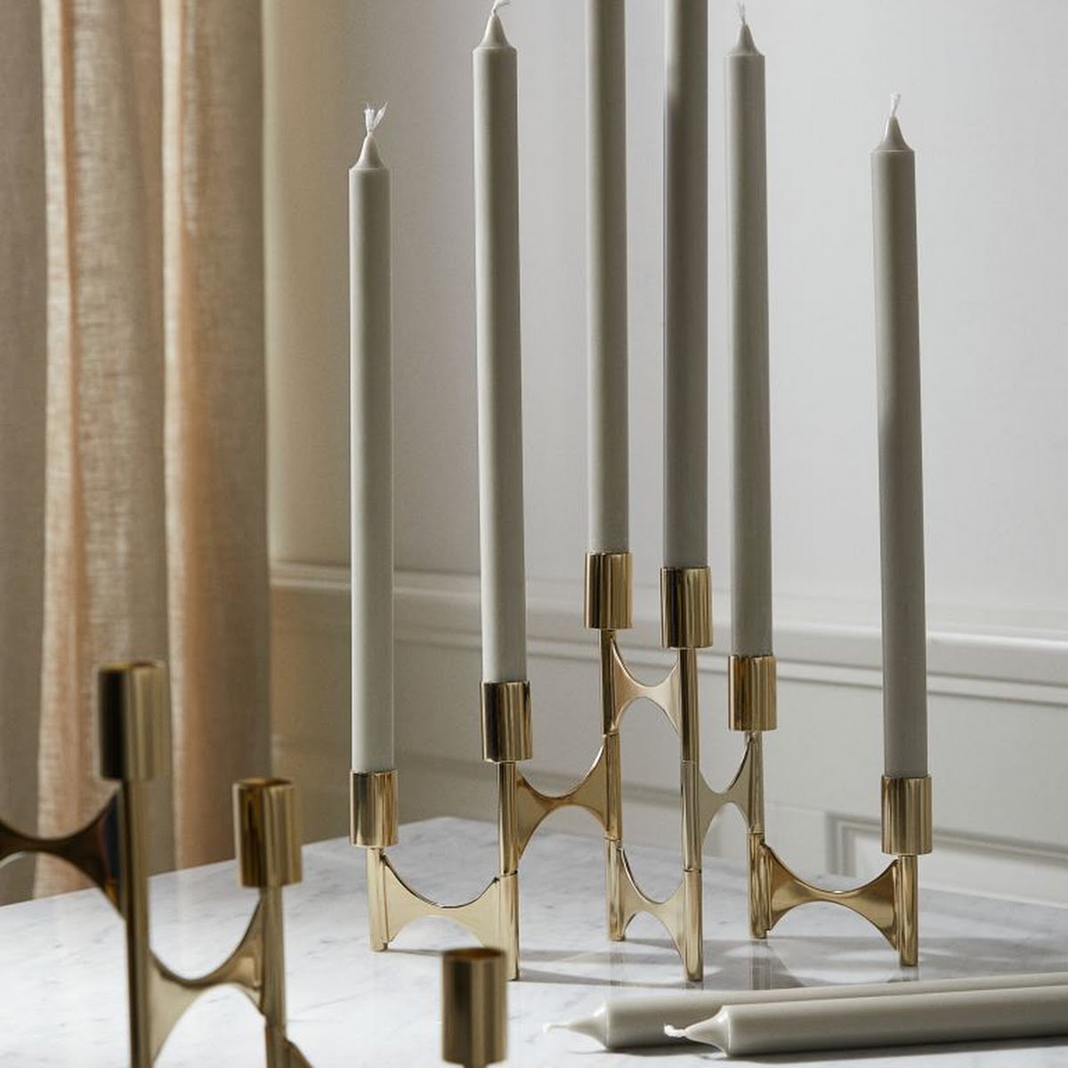 Metal candle holder, €44.99, H&M