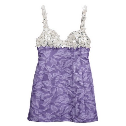 Embellished jacquard-weave mini dress, €129
