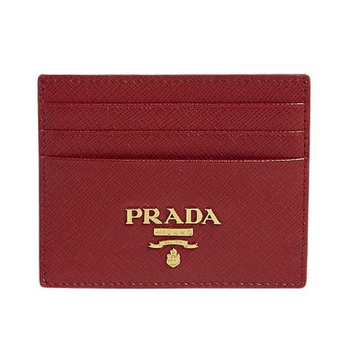 Prada Logo Saffiano Leather Cardholder, €284.65