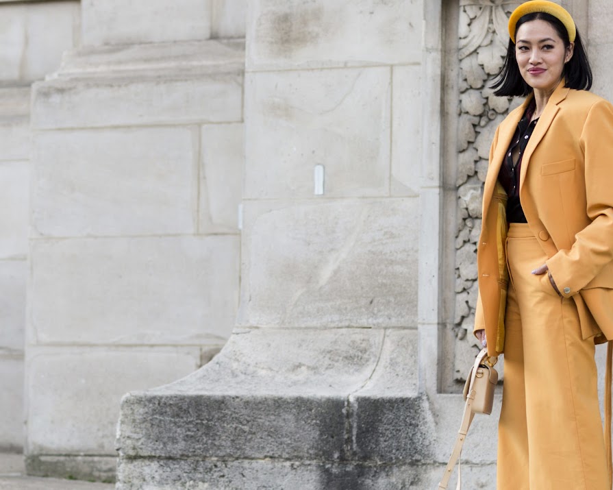 Fashion’s answer to summer workwear? A coloured trouser suit