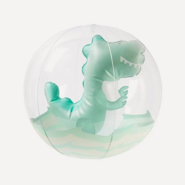 3D Surfing Dino beach ball, €19, Liberty