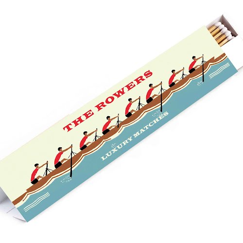 Extra long white-tipped matches, The Rowers, €15.50