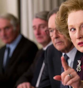 Meryl Streep as Margaret Thatcher in Iron Lady
