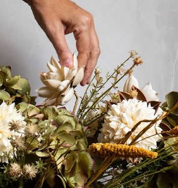 winter flower arrangement