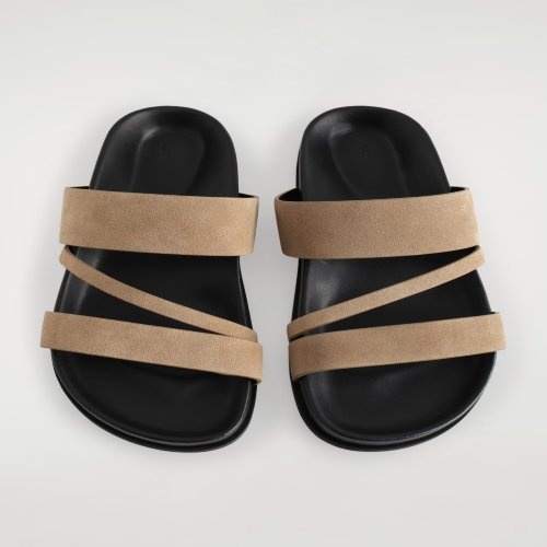 COS multi-strap suede sandal, €135
