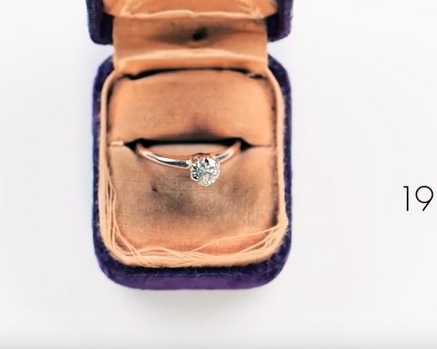 Watch: 100 Years Of Engagement Rings