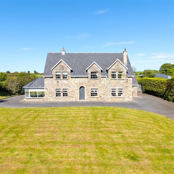 This handsome stone-front property in Co. Mayo is on the market for €475,000
