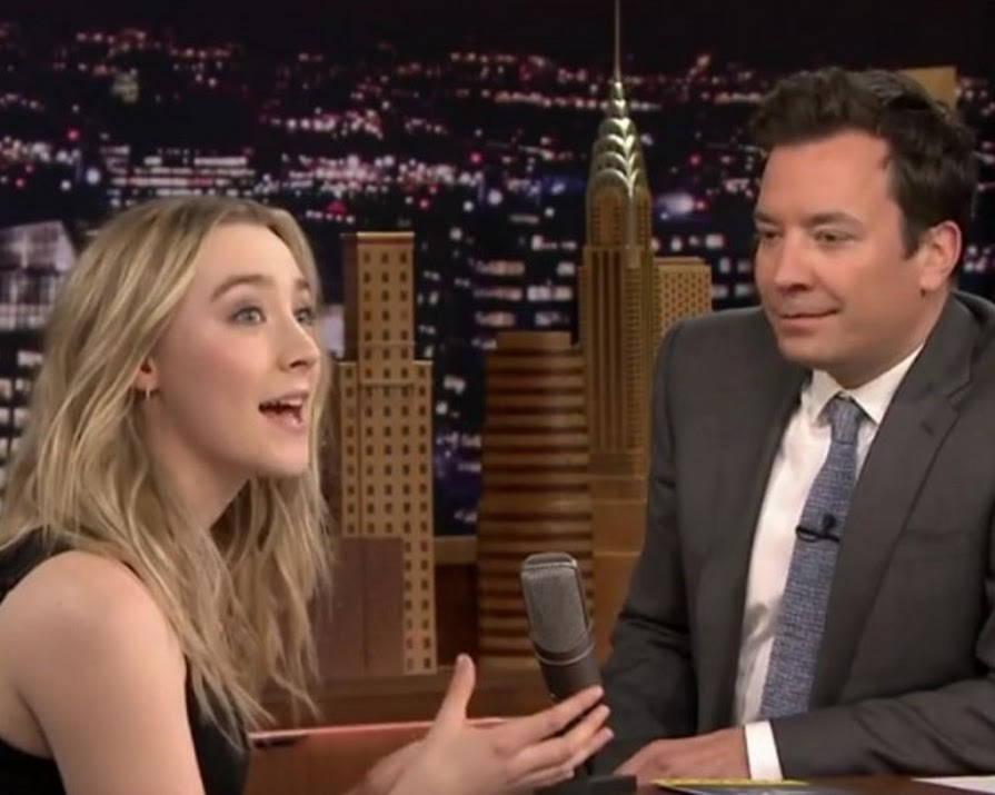 Saoirse Ronan Continues To Bring True Irishness To The US On Jimmy Fallon