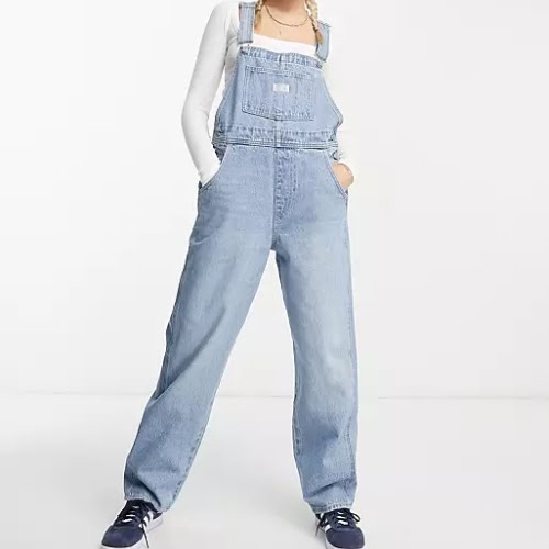 Levi's Vintage Overall Dungarees In Mid Wash Blue, €140