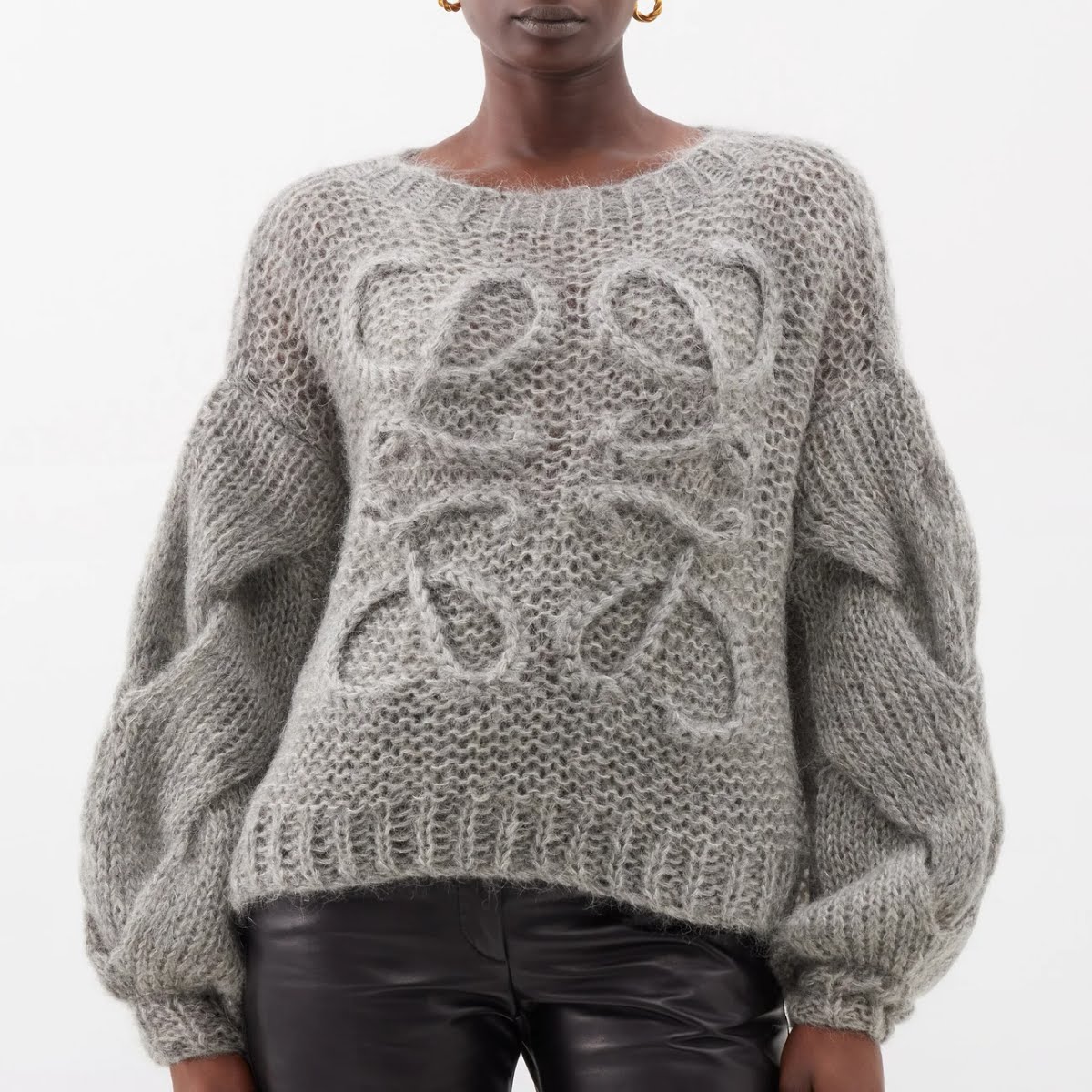 Loewe Anagram-Logo Mohair-Blend Oversized Sweater, €880