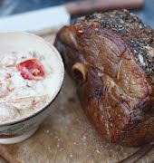 Supper Club: Paul Flynn’s roast leg of lamb with creamy pesto tomatoes