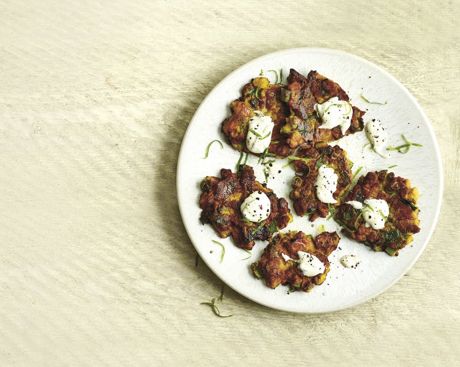 What to Cook: Spicy Vegetable Fritters with Lime Yoghurt Dip