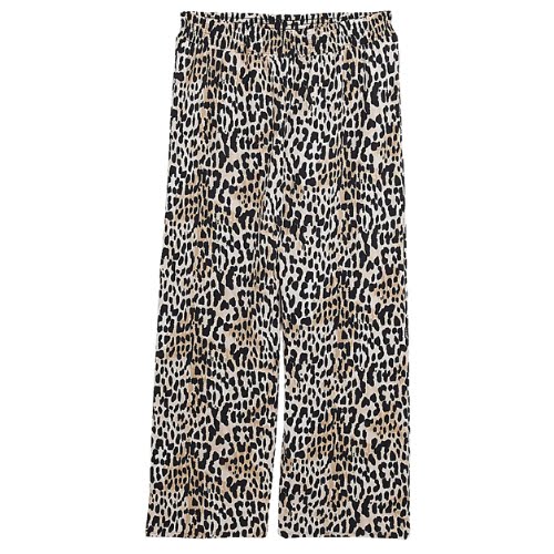 Animal Print Flare Trousers, €26