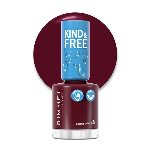 offer Rimmel London Kind and Free Nail Polish in Berry Opulence, €6.99