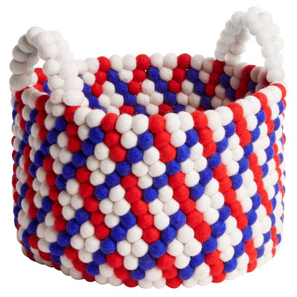 Handcrafted bead basket, €189, Finnish Design Shop