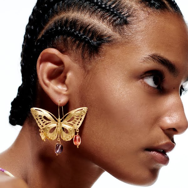 Maxi Butterfly Earrings, €12.95,Zara
