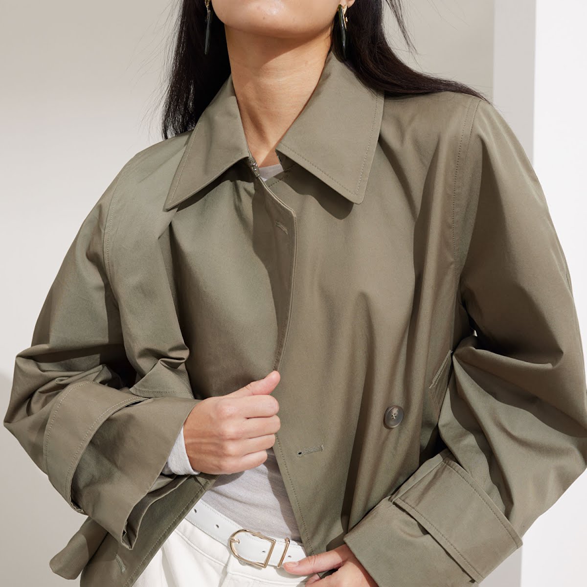 & Other Stories Short Trench Coat Jacket, €149