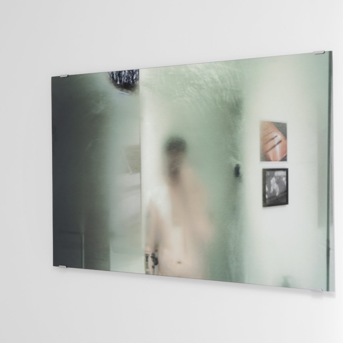 this is not a dream, 2025 - Photograph on Mirror, exhibited as part of Me and You in The Continuum (Now-Zero) at New Art Projects, London this is not a dream, 2025 - Photograph on Mirror, exhibited as part of Me and You in The Continuum (Now-Zero) at New Art Projects, London