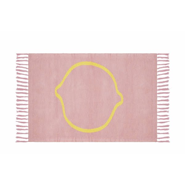 Pink Rug With Yellow Detail, €26.99