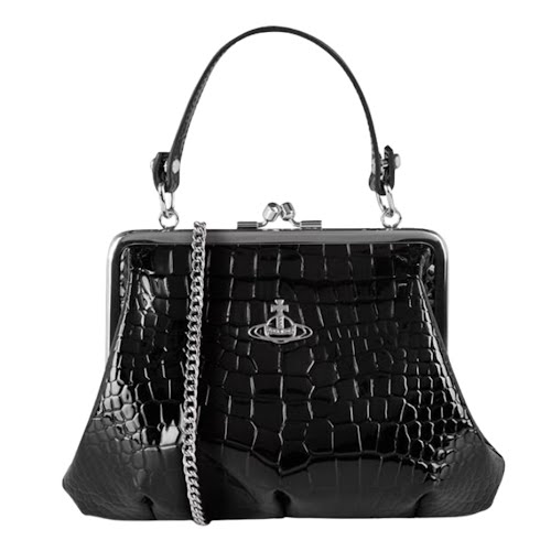 Vivienne Westwood Black Croc Bag, €245