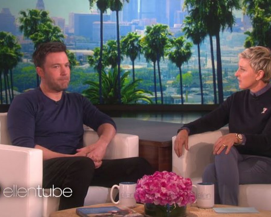 Ben Affleck And Ellen DeGeneres Talk Jennifer Garner And Kids