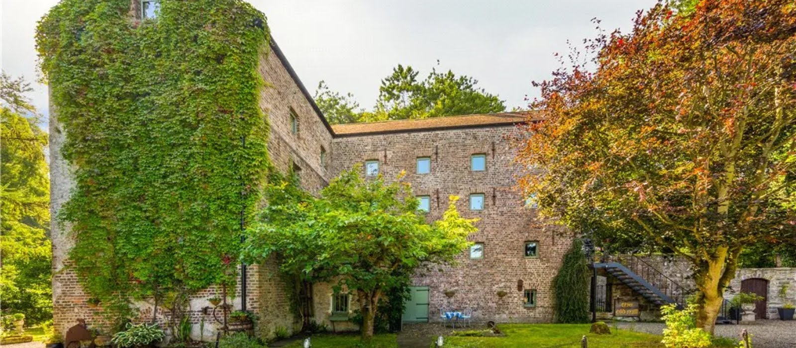 Inside the restored corn mill on the market for €1,650,000