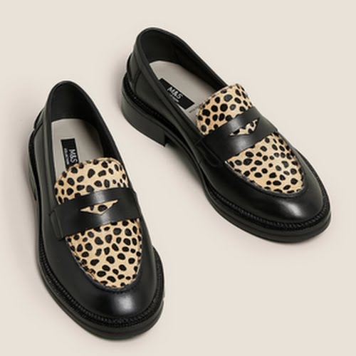 Marks & Spencer Leopard Print Loafers, €65