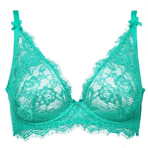 Figleaves Pulse Lace Underwired Plunge Bra, €17