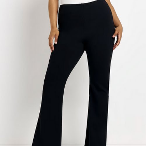 River Island Black Flared Trousers, €37