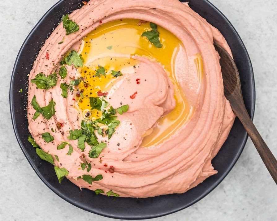 A new twist to an old favourite: Pink Hummus