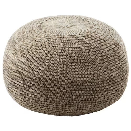 Sandared pouffe, €70, Ikea