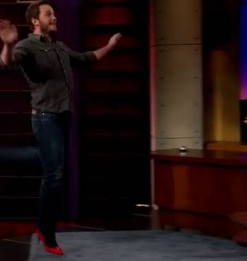 Watch: Chris Pratt Can Run In High Heels