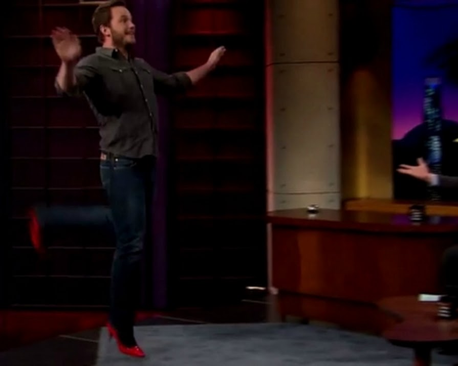 Watch: Chris Pratt Can Run In High Heels