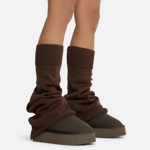 Leg Warmer in Brown Knit €15, Ego Shoes